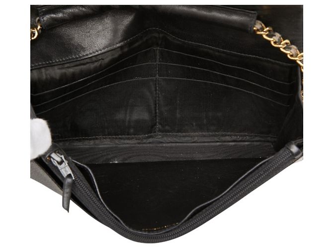 Timeless Borsa a tracolla Chanel Coco Mark con portafoglio e catena Nero - vista 7