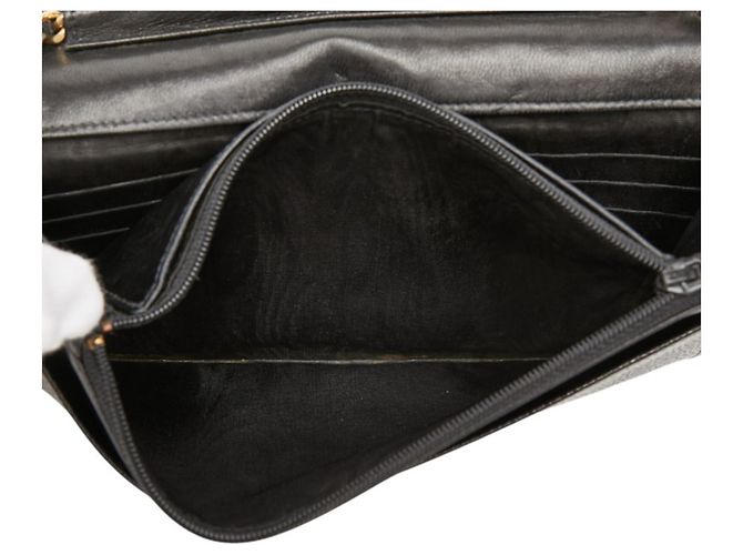 Timeless Borsa a tracolla Chanel Coco Mark con portafoglio e catena Nero - vista 8