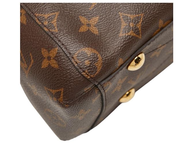 Sac à main Louis Vuitton Monogram Montaigne BB Marron - vue 5
