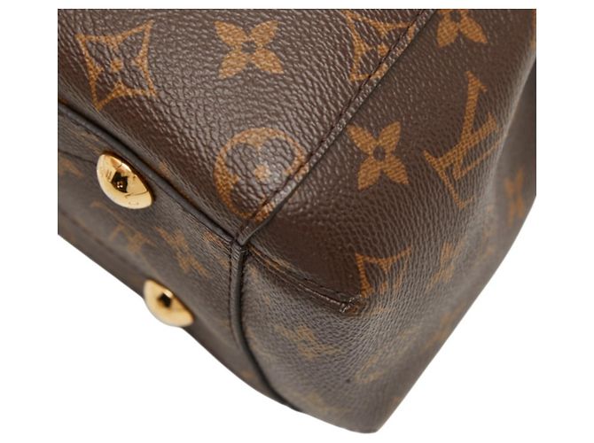 Sac à main Louis Vuitton Monogram Montaigne BB Marron - vue 6