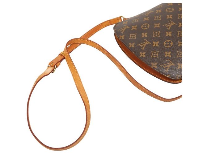 Bolso bandolera Louis Vuitton Monogram Druot Castaño - vista 10