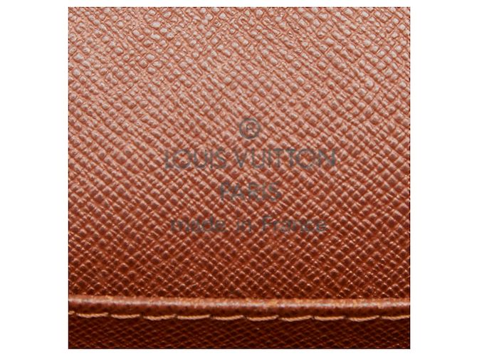 Bolso bandolera Louis Vuitton Monogram Druot Castaño - vista 12