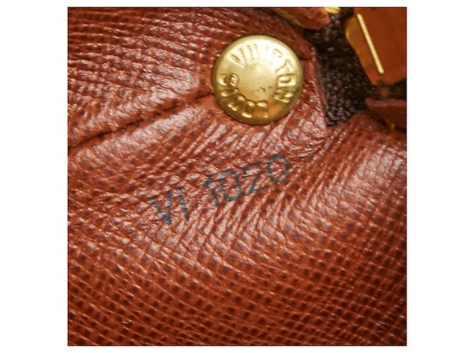 Bolso bandolera Louis Vuitton Monogram Druot Castaño - vista 13