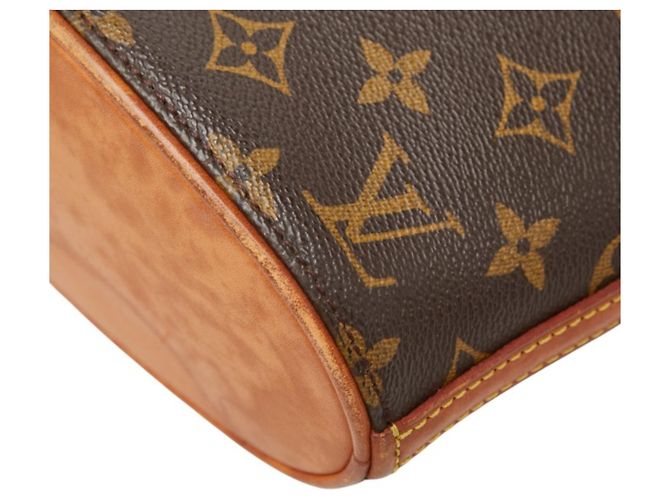 Bolso bandolera Louis Vuitton Monogram Druot Castaño - vista 4