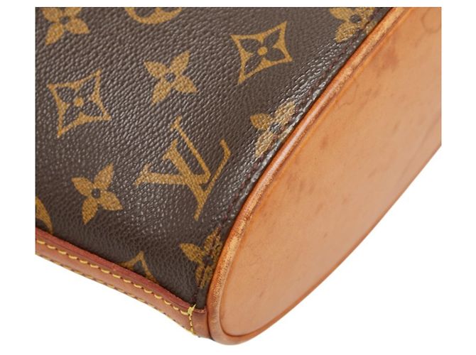 Bolso bandolera Louis Vuitton Monogram Druot Castaño - vista 5