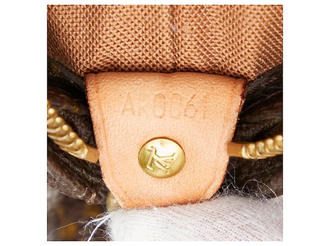 Bolso Cabas Mezzo Monogram Louis Vuitton Castaño - vista 12
