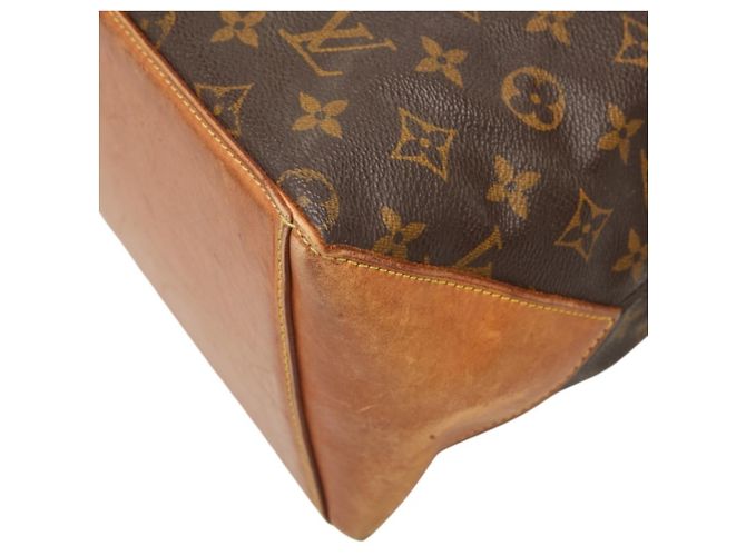 Bolso Cabas Mezzo Monogram Louis Vuitton Castaño - vista 4