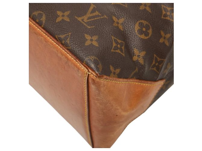 Bolso Cabas Mezzo Monogram Louis Vuitton Castaño - vista 5
