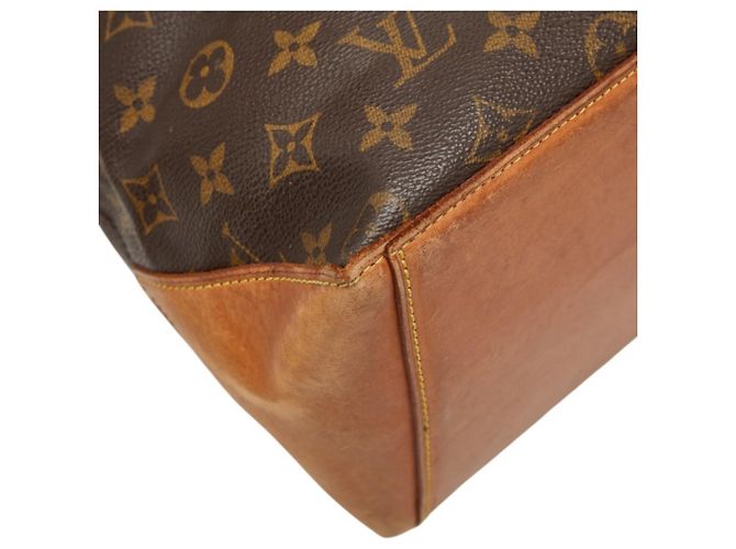 Bolso Cabas Mezzo Monogram Louis Vuitton Castaño - vista 6