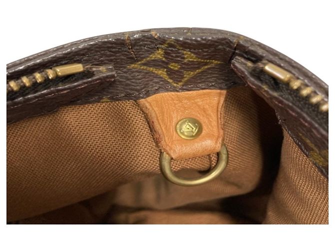 Bolso Cabas Mezzo Monogram Louis Vuitton Castaño - vista 8