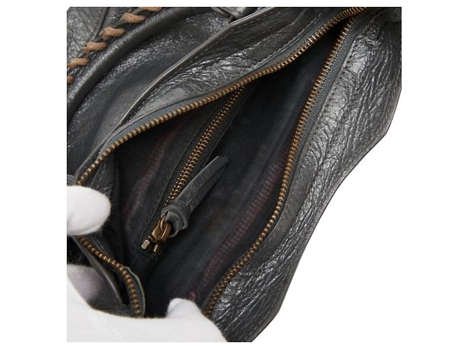 Borsa Balenciaga Classic Mini City Marrone - vista 10