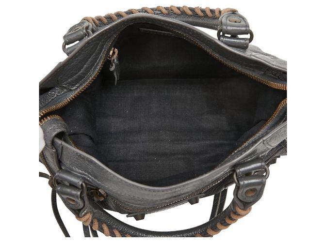 Borsa Balenciaga Classic Mini City Marrone - vista 11