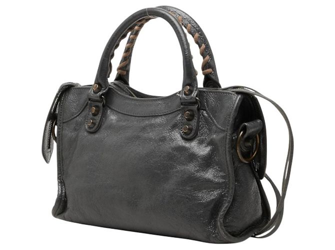 Borsa Balenciaga Classic Mini City Marrone - vista 2