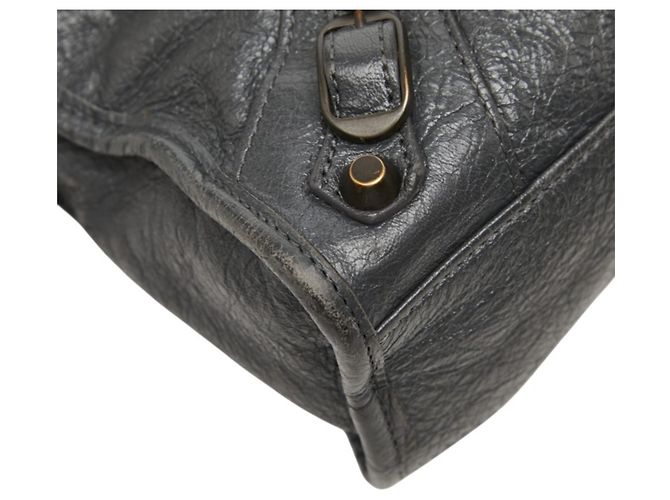 Borsa Balenciaga Classic Mini City Marrone - vista 5