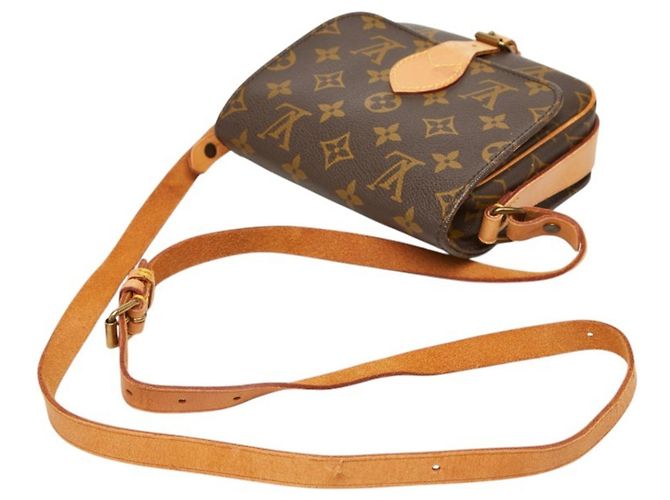 Borsa a tracolla Louis Vuitton Monogram Mini Cartouchiere Marrone - vista 10