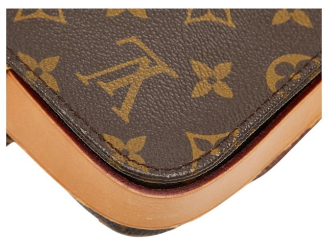 Borsa a tracolla Louis Vuitton Monogram Mini Cartouchiere Marrone - vista 6