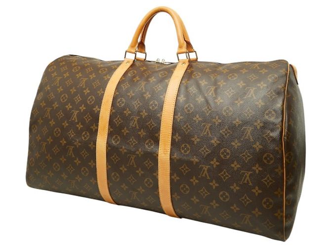 Louis Vuitton Monogram Keepall 60 Boston Bag Braun - Ansicht 2