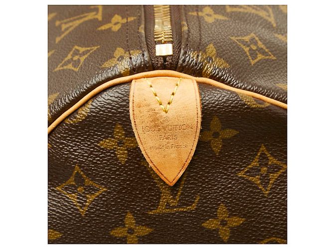 Louis Vuitton Monogram Keepall 60 Boston Bag Braun - Ansicht 9