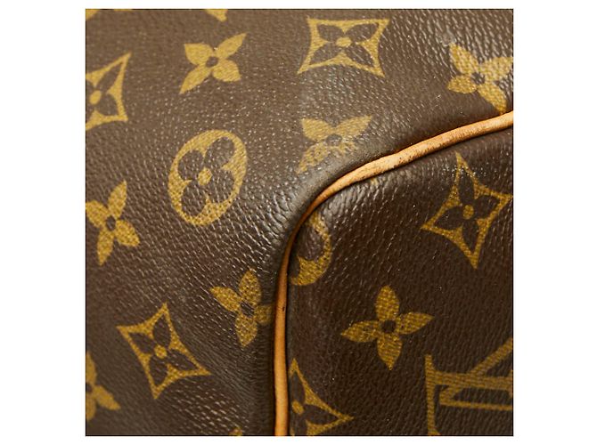 Louis Vuitton Monogram Keepall Bandoulière 60 Boston Bag Braun - Ansicht 6