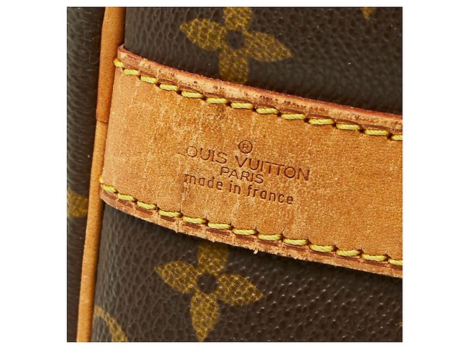 Louis Vuitton Monogram Keepall Bandoulière 60 Boston Bag Braun - Ansicht 9