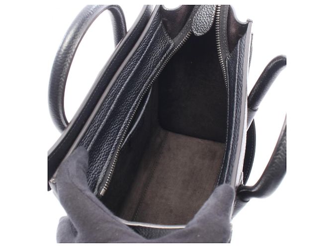 Céline Celine Luggage Nano Shopper 2-Way Handtasche Schwarz - Ansicht 3