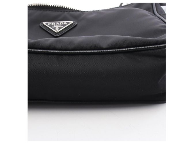 Borsa a tracolla Prada Re-Edition 2005 Black Nero - vista 5