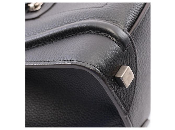 Céline Bolsa de mão Celine Luggage Micro Shopper Preto - vista 7