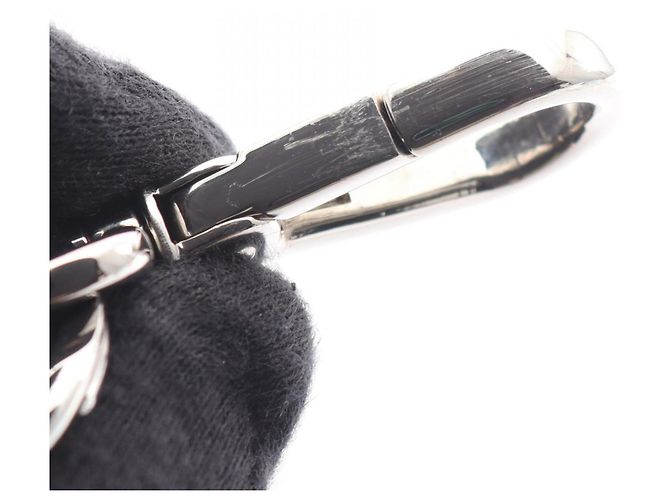 Prada Saffiano Leather Keychain Accessory Black - view 4