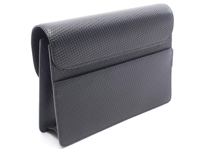 Alfred Dunhill Borsa a pochette in pelle da uomo Dunhill in nero - vista 2
