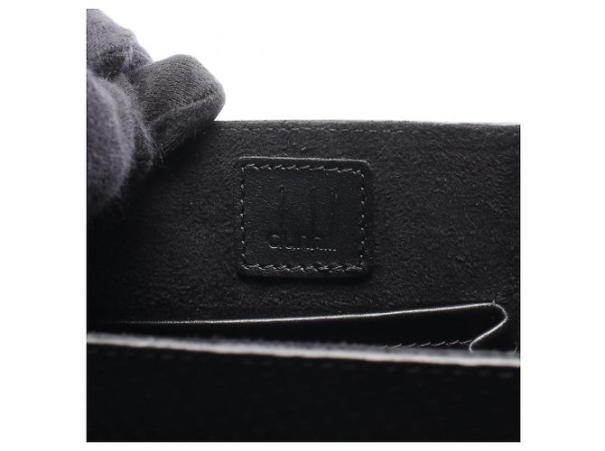 Alfred Dunhill Borsa a pochette in pelle da uomo Dunhill in nero - vista 4