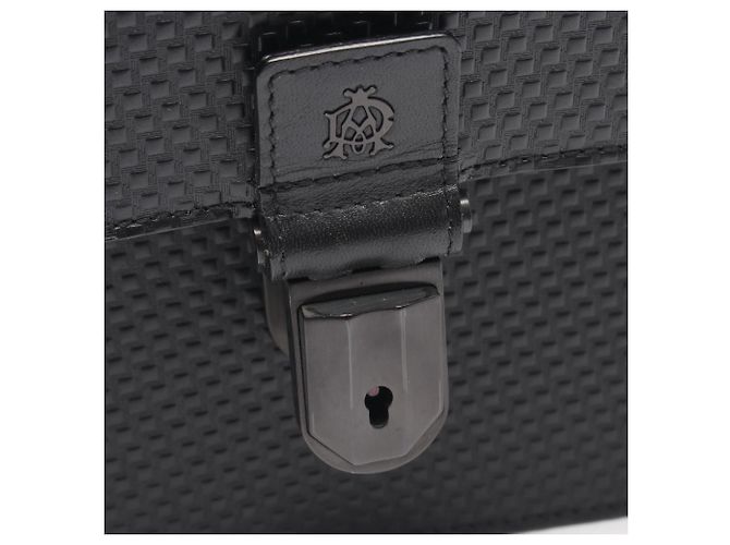 Alfred Dunhill Borsa a pochette in pelle da uomo Dunhill in nero - vista 6