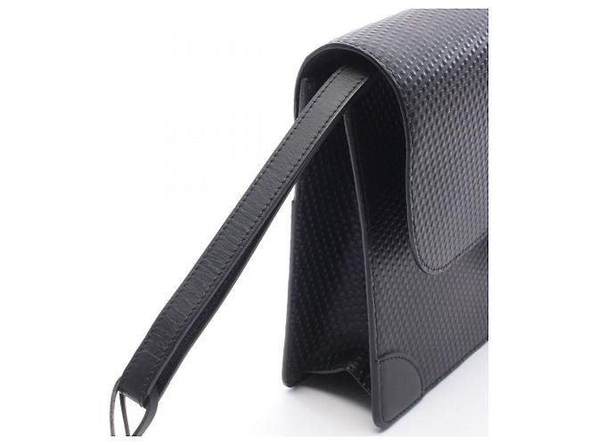 Alfred Dunhill Borsa a pochette in pelle da uomo Dunhill in nero - vista 7