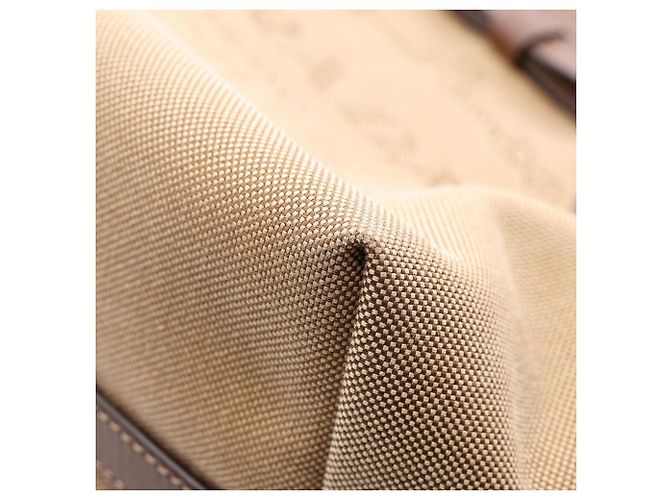 Sac à main 2-Way Prada LOGO JACQUARD Marron Beige - vue 8