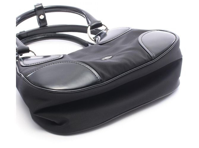 Sac à main Prada MOON noir en nylon et cuir - vue 5