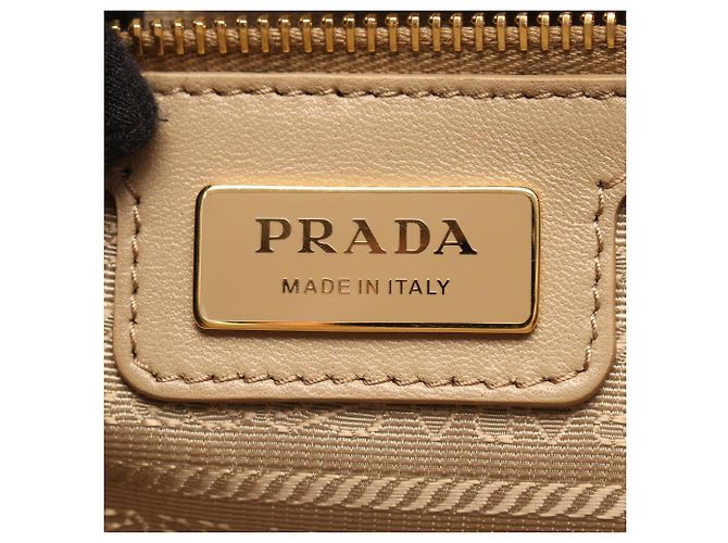 Prada RE-EDITION 1978 RE-NYLON Borsa a mano media con doppio manico Blu Beige - vista 4