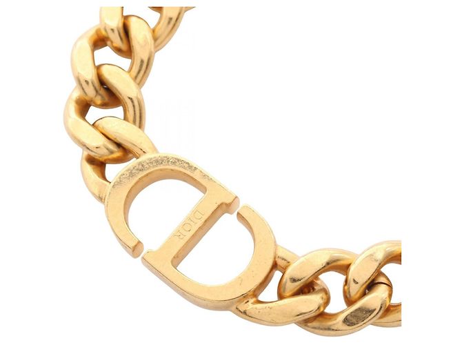 Christian Dior CD Logo Halskette Golden - Ansicht 2