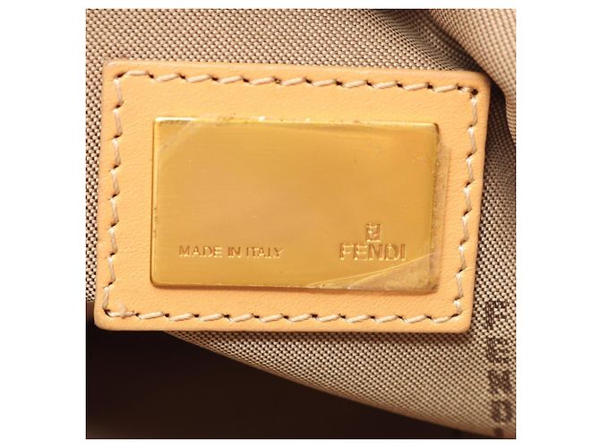 Borsa Fendi Zucchino Beige - vista 4
