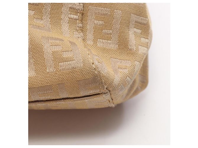Borsa Fendi Zucchino Beige - vista 6