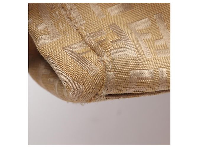 Borsa Fendi Zucchino Beige - vista 7