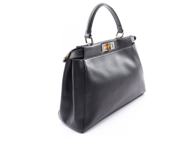 Fendi Peekaboo Regular 2-Way Handtasche Schwarz - Ansicht 2