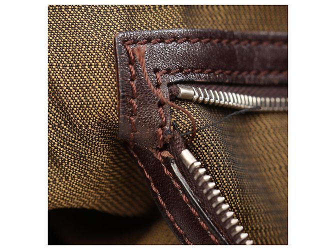 Fendi Zucca Tote Bag braun Leder und Canvas - Ansicht 5