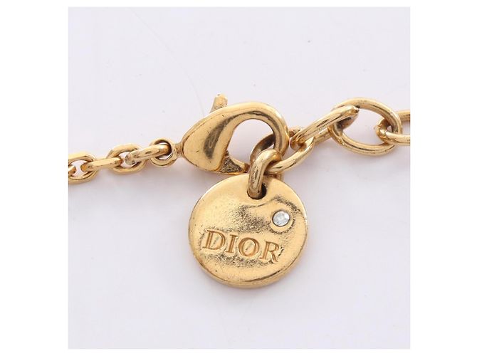 Pulsera con dije Petit CD Christian Dior Dorado - vista 4
