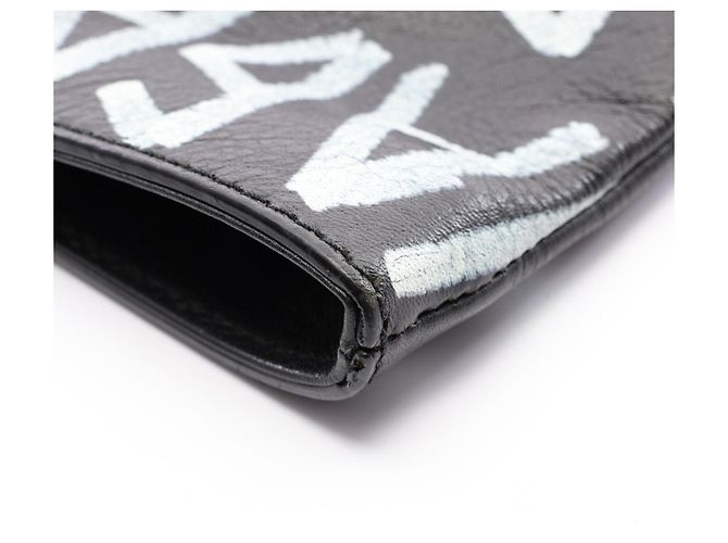 Everyday Sac à main pochette Balenciaga Graffiti Second Bag Noir Blanc - vue 5