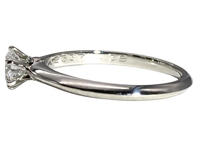Autre Marque Tiffany & Co. Platin Solitärring - Ansicht 3