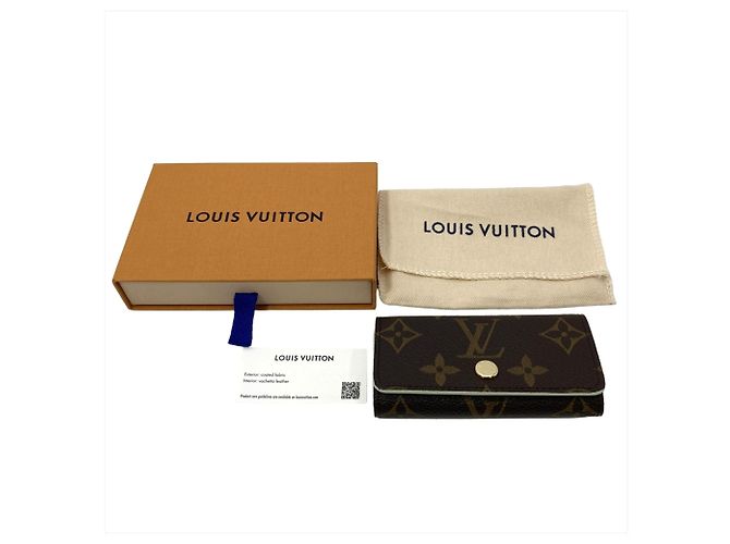 Estuche para llaves Monogram Louis Vuitton Castaño - vista 9