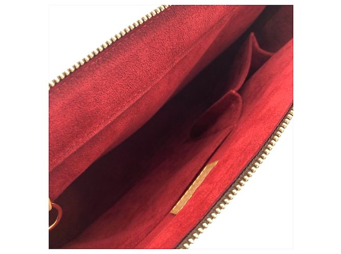 Borsa a tracolla Louis Vuitton Vivacite GM Marrone - vista 6