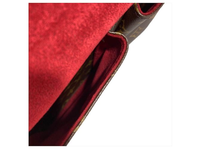 Borsa a tracolla Louis Vuitton Vivacite GM Marrone - vista 7