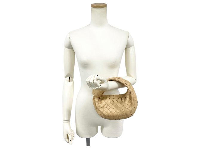 Borsa Mini Jodie di Bottega Veneta Beige - vista 10