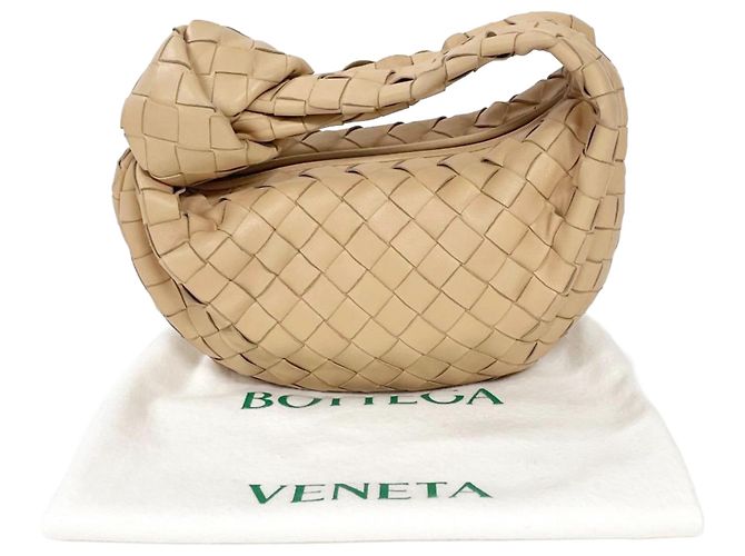 Borsa Mini Jodie di Bottega Veneta Beige - vista 11
