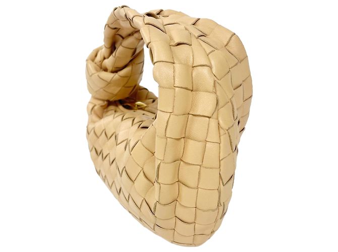 Borsa Mini Jodie di Bottega Veneta Beige - vista 2